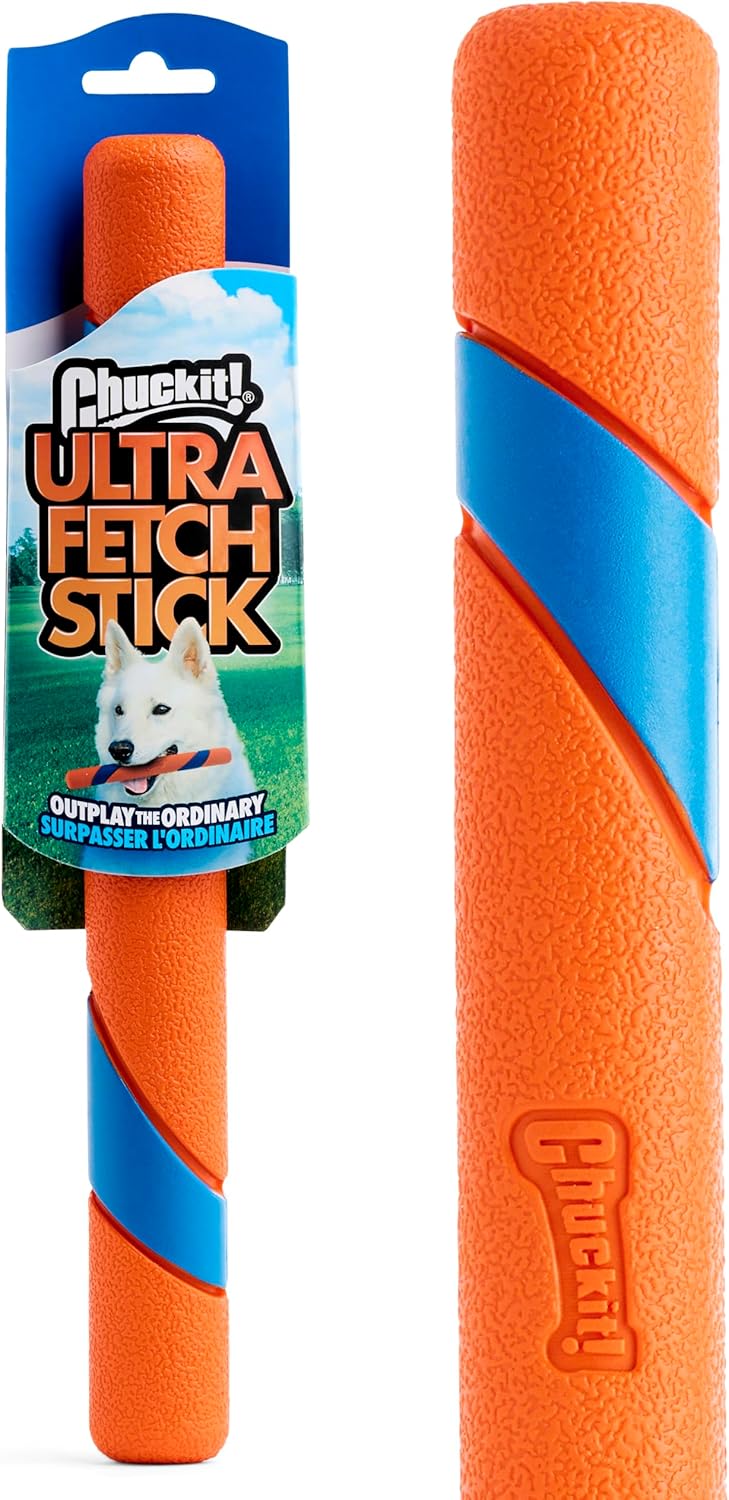 Chuckit! Interactive Dog Toy Ultra Fetch Stick – 12 Inch Outdoor Dog Toy for All Breed Sizes